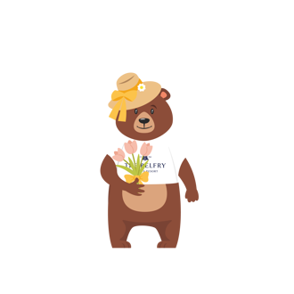 30704 Belfry EASTER Bear Illustrations Suite 10